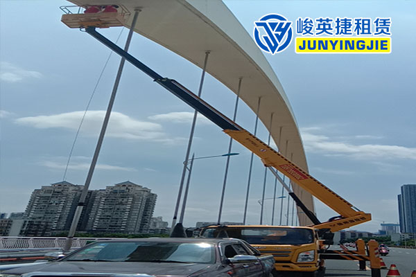 昭平柳州桥梁检测施工现场